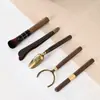 Corda Amarrada à Mão, Prendedor de Chá de Bambu Natural, Anti-Escaldante, Antiderrapante, Prendedor de Xícara de Chá, Pinça com Borla Chinesa, Acessórios para Conjunto de Chá Kung Fu
