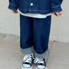 Traje de mezclilla de otoño para niños Niñas 2025 Nuevo Primavera y Otoño Casual Bebé Niños Chaqueta Pantalones Conjunto de dos piezas