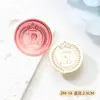 Personalización de Sellos 26 Sellos de Letra Corona 2.5cm Sello Latón Macizo Grabado Sello de Pintura al Fuego Cabeza de Cobre