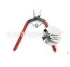 8mm cerradura diy accesorios de pulsera de cinturón hechos a mano cuerda de cuero cuerda trenzada hebilla hebilla Mini accesorios de joyería