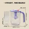 Jarra Transparente para Agua Fría Resistente a Altas Temperaturas de Grado Alimenticio Personalizada con Asa, Jarra de Agua Fría de Gran Capacidad para Té de Flores y Bebidas Cold Brew