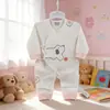 Nova Roupa de Bebê Outono Borboleta Algodão Sem Costura Desenho Animado Macacão para Engatinhar com Punhos nas Pernas Atacado 52-59 #