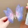 Pinzas de Pelo de Mariposa con Pedrería de Colores para Niñas, Pinzas Dinámicas de Pato de 3D para Verano, Accesorios Vintage para el Cabello de Bebé