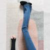 Alargadores de Piernas, Cubre Caderas, Adelgazantes, Jeans Acampanados, Control de Abdomen, Pantalones Bootcut de Cintura Alta, Pantalones Acampanados Elásticos para Mujer Verano 2025