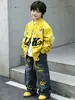 Chaqueta bordada de estilo motero para niño para primavera y otoño, chaqueta deportiva infantil estilo coreano, venta al por mayor para exportación a niños pequeños y medianos