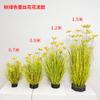 Venta al por mayor inyección planta verde césped artificial en maceta caña artificial cola de perro flor de encaje planta artificial decoración de boda
