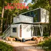 Casa de campo tipo cabaña de manzana de doble capa Fábrica de cápsulas espaciales Habitación tipo cápsula Casa de acero ligero Casa modular Villa de acero ligero