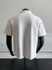 Camisa Polo Pesada de Estilo Americano con Hombro Normal para Hombre, Camiseta de Verano de Manga Corta Desestructurada con Cuello Camisero Caído, Fresca y Elegante con un Toque de Lujo, Cuello en V, Mangas de Tres Cuartos