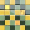 Azulejos de Pared de Cerámica Mosaico Verde Oscuro Retro para Cocina, Comedor, Baño, Lavabo, Piscina