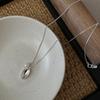 S925 prata esterlina versão coreana do nicho design sentido de pérola ágata colar retro INS vento blogueiro clavícula corrente atacado