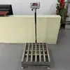 Balanza de plataforma inteligente impermeable y a prueba de óxido de acero inoxidable 304, uso industrial y comercial, pantalla táctil, carga móvil, alta precisión