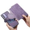 Para VIVO V40 SE Capa de Superfície Magnética Flip Case 2 em 1 S18E Capa de Couro Magnética Forte X90 Porta-Cartões