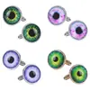 Gemelos de camisa con ojo de diamante redondo de AliExpress Amazon, nuevos gemelos de gema del tiempo para hombre.