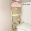 Bolsa Colgante para Guardar Calcetines Armario de Dormitorio Artefacto para Guardar Ropa Interior Calzones Bolsillo de Malla Colgante para Niños Bebé Bolsa de Almacenamiento