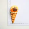 Nuevos Accesorios de Resina de Helado DIY Pegamento de Crema Funda para Teléfono Móvil Imán para Refrigerador Llavero Colgante Material