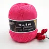 Seda Hilada Cachemir Tencel Algodón de Bambú 6 Pompones Carbón de Bambú Fibra de Bambú Tencel Primavera y Verano Tejido a Mano Ganchillo Lana Fina