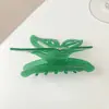 Nuevo Clip de Pelo Acrílico con Forma de Mariposa para la Parte Trasera de la Cabeza Estilo Francés Elegante Pinza de Tiburón Tocado Accesorios para el Cabello para Mujeres