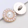Botones Plásticos Electroplateados al por Mayor para Abrigos de Peluche y Camisas de Mujer, Botones Redondos de Perla Diamantada de Alta Gama Estilo Pequeño Fragancia