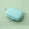 Caja de pastillas subempaquetada de trigo a prueba de humedad para comercio exterior, caja de medicamentos portátil para una semana, caja de medicamentos a prueba de humedad sellada de doble capa, venta al por mayor