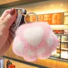 Pingente de Carro Chaveiro Boneca Pelúcia Fofa Garra de Gato Boneca Casal Chaveiro Pingente Acessórios para Boneca