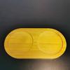 Bambu Redondo Feito à Mão DIY Base de Mosaico Vaso de Flores de Madeira de Bambu Bandeja/Pires para Suculentas Descanso de Copo Isolante de Calor