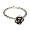 Anillo de plata esterlina 925 Lan Zhi, diseño de flor retro simple, estilo Joker, anillo de apertura de nicho para mujer, no se desvanece, venta al por mayor