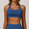 Top de Yoga Cloud-Sense Justo Sutiã Esportivo à Prova de Choque Alta Intensidade Pilates Corrida Roupa Fitness ao Ar Livre para Mulheres 8047