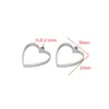 Colgante de Marco Geométrico de Acero Inoxidable Chapado al Vacío en Oro de 18 Quilates Colgante para Collar de Aretes DIY Accesorios de Joyería Venta al por Mayor Transfronteriza
