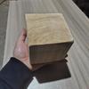 Tronco de Madera Maciza Almohadilla Diy Pie Alto Bloque Pequeño de Madera Pie de Mesa Pata Pie de Cama Pie de Armario Pie de Mesa de Centro Cuadrado Talla Bloques de Construcción