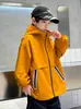 Chaqueta de otoño para niño, estilo primavera y otoño, nuevo modelo 2026, cortavientos para niños, elegante, casual, chaqueta con capucha de otoño, moderna