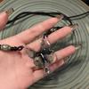 Midian~ Collar de Mariposa Trenzado con Cuentas Xizang para Mujer, Estilo Étnico de Verano, Accesorios de Nicho, Sensación Fresca, Estilo Antiguo, Zen, Cadena para Clavícula