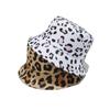 Sombrero de cuenca nuevo AliExpress Europa y Estados Unidos moda infantil Joker estampado de leopardo sombrero de pescador sombrero de sol para mujer venta al por mayor comercio exterior
