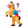 Disfraz Inflable de Caballo para Adultos y Niños, Cosplay para Fiestas Transfronterizas, Atuendo Divertido para Fiestas de Halloween, Accesorios de Performance