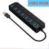 Hub USB 3.0 de 4 puertos, Dock de expansión, USB Diamante de 4 puertos, Interruptor de llave, Hub 2.0, Divisor, Estación de acoplamiento