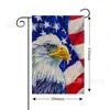 Bandeira de Jardim Cruzada 2025 Novo Dia da Independência Americana 4 de Julho Bandeira Criativa para Pátio Decoração de Atmosfera
