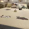 Conjunto de Três Peças Mat de Gelo Refrescante Grau Mãe e Bebê Seda Gelada Respirável Lavável à Máquina Chapéu de Cama Mat com Textura para Ar Condicionado