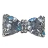 Corea del Sur Lujo Ligero Industria Pesada Clip de Pato Completo de Diamante Azul Océano Clip para Flequillo Lateral Combinable Accesorios para el Cabello