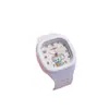 Reloj de silicona bonito y popular para comercio electrónico, moderno, luminoso, deportivo, para estudiantes, con correa cuadrada, reloj de gran atractivo.