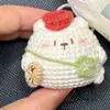 Pingente de Boneca Fofo Pacote de Material DIY Tricô à Mão Crochê Crochê Presentes Feitos à Mão para Passar o Tempo