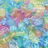 50G/Color Mixto Cuentas Sueltas Acrílico Azul Dorado Transparente Mariposa Flor Corazón DIY Cadena para Teléfono Móvil Accesorios de Joyería
