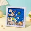 Juguetes creativos hechos a mano, pintura con textura de bricolaje, paquete de material educativo para niños, regalo de cumpleaños, serie Shell Ocean, venta al por mayor
