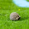 Figura miniatura de erizo para microjardinería, accesorios de decoración DIY, paisajismo en botella ecológica, pequeños adornos de resina