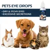 Las Gotas para Ojos de Mascotas Kineshinex Son Adecuadas para Gatos y Perros, Eliminador de Manchas por Lágrimas, Alivian la Picazón en los Ojos y Aclaran los Ojos