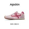 Tênis de Treino Estilo Ballet Augusden para Mulheres 2026 Novo Verão Sapatos Esportivos Sola Grossa Rosa Morango Sapatos Casuais