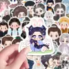 162 peças de adesivos versão Q da série "Big Dream Returns", com Wen Xiao, Chen Duling e Hou Minghao, adequados para capas de celular e iPad, à prova d'água