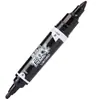Marcador Deli S555 Grande de Doble Punta Impermeable Marcador de Logística Punta Gruesa Marcador de Línea Marcador de Doble Punta para Etiquetas