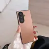 Adecuado para Samsung Zfold 30% de descuento Funda de Teléfono Espejo con Borde Negro Zfold8Ultra Espejo de Maquillaje Funda Protectora de PC