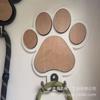 En stock Perchero de Huella de Pata de Madera Gancho para Abrigos de Entrada Capucha Llaves Montado en Pared Gancho para Colgar y Almacenamiento de Correa de Tracción para Mascotas
