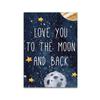 Poster de Astronauta Moderno Popular da Amazon com Planeta Espacial e Letras para Quarto Infantil Tela Núcleo de Pintura Decorativa