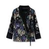 Primavera 2026 Nuevo Estilo Estilo Chino Nuevo Chaqueta Bordada con Lentejuelas Estilo Nacional Elegante Socialité Top Floral Multicolor M3041